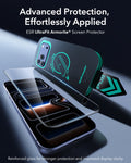 ESR iPhone 18 Pro Armorite Tempered Glass Screen Protecor  Advanced Protection,  Effortlessly Applied