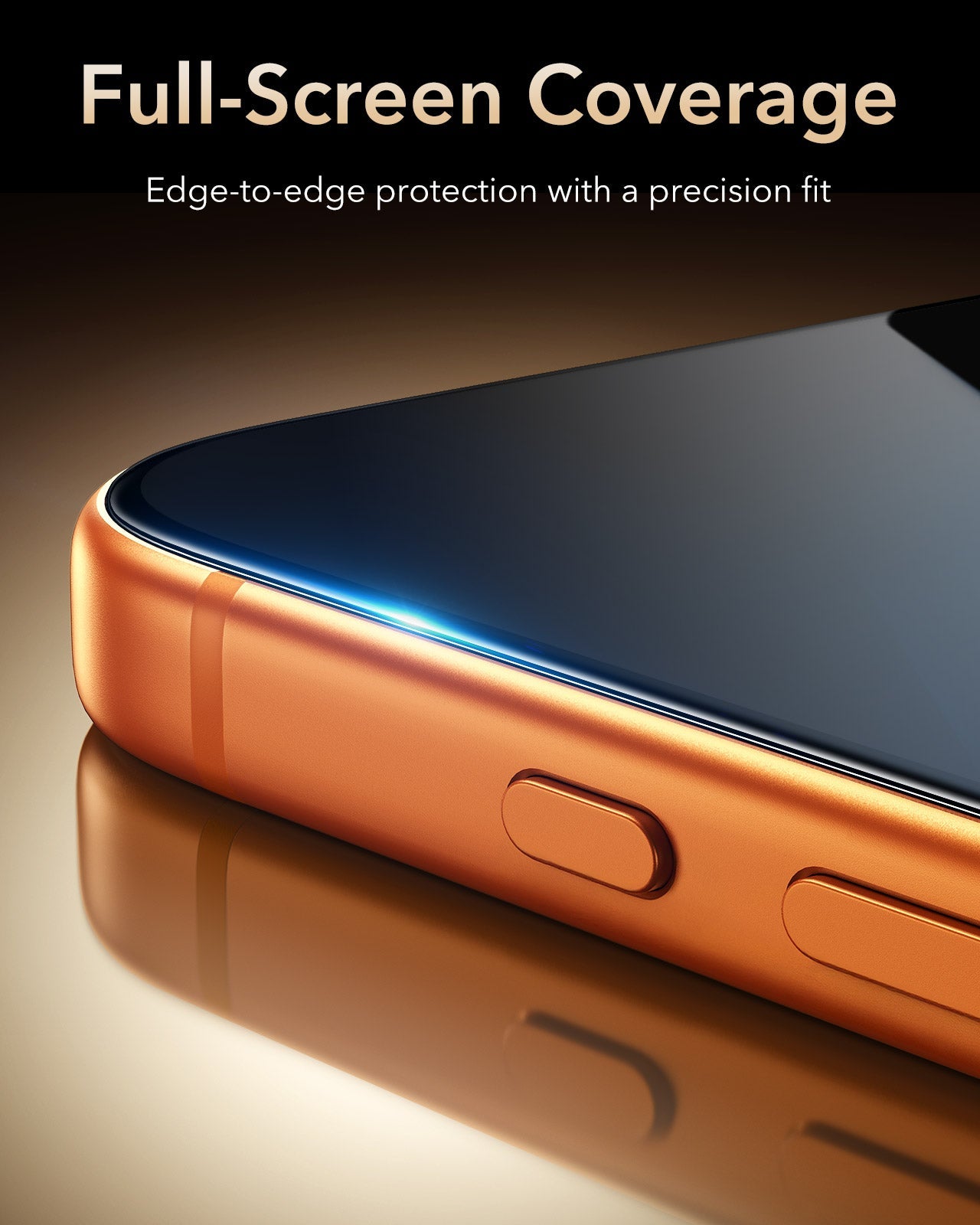 ESR iPhone 18 Pro Corning Glass Privacy Screen Protector Full-Screen Coverage