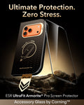 ESR iPhone 18 Pro Max Corning Glass Screen Protector Ultimate Protection.  Zero Stress.