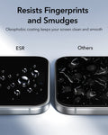 ESR iPhone 18 Pro Tempered Glass Screen Protector Resists Fingerprints and Smudges
