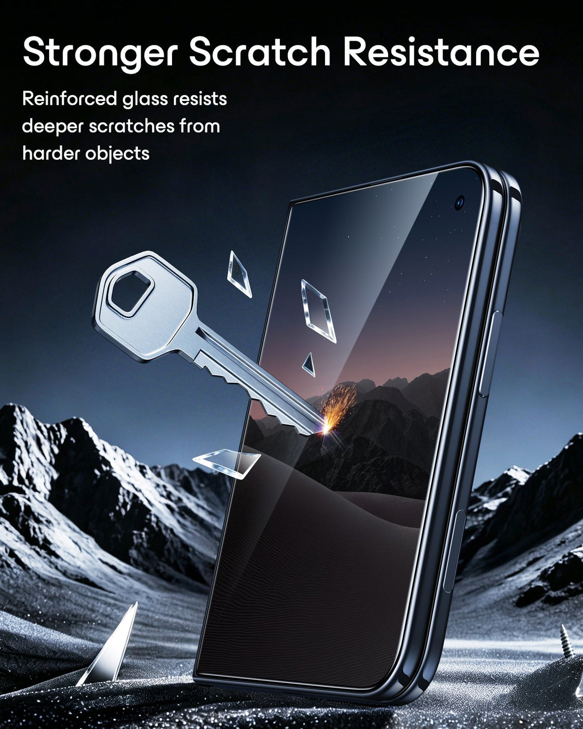 esr iPhone Duo Armorite Tempered Glass Screen Protecor Stronger Scratch Resistance