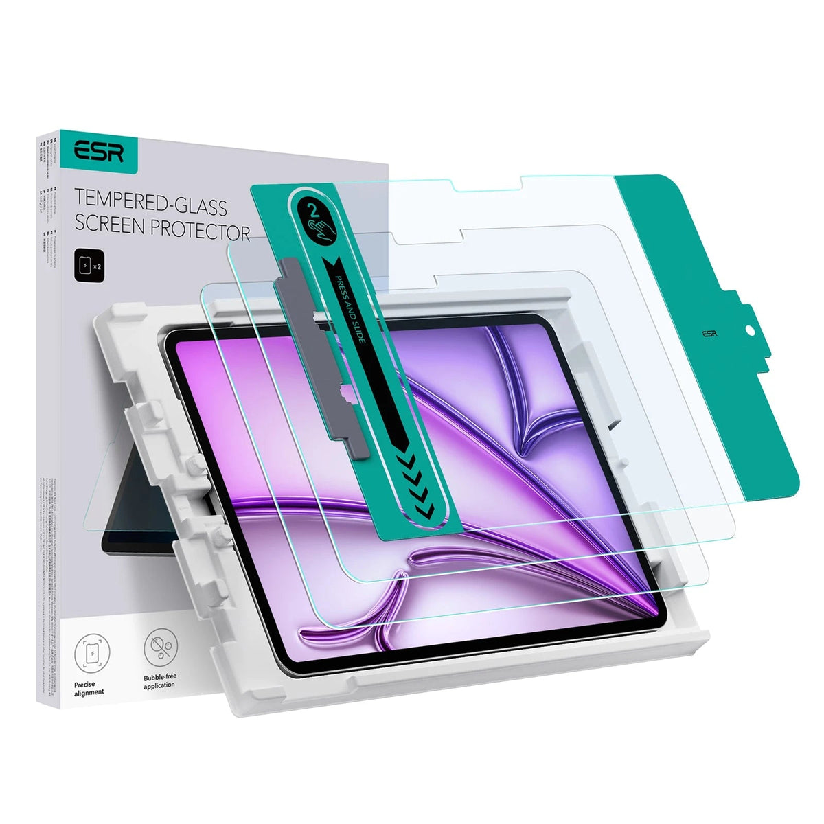 iPad Air 13" Tempered Glass Screen Protector 2 Pack
