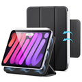 black ipad mini 6 case with pencil holder 