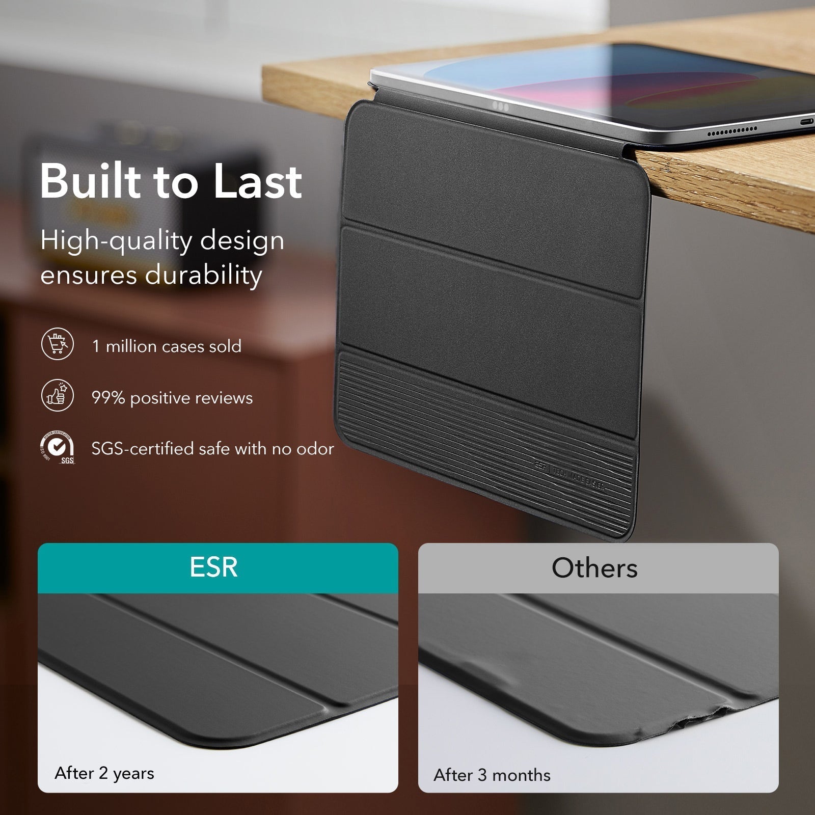 iPad 11“ (A16, 2025)/10th Generation Rebound Magnetic Case - Black ESR ESR