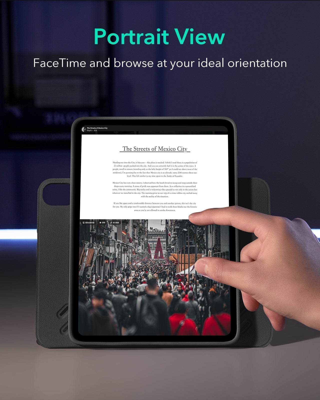 ipad air 11 inch case with stand brown kf 6