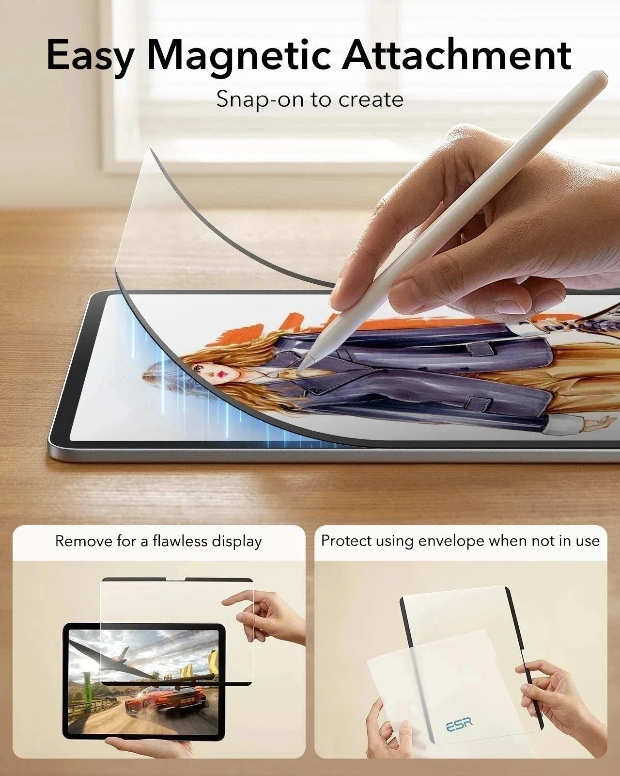 iPad Air 11″ (2025) Shift Transformation Bundle - Pink ESR ESR