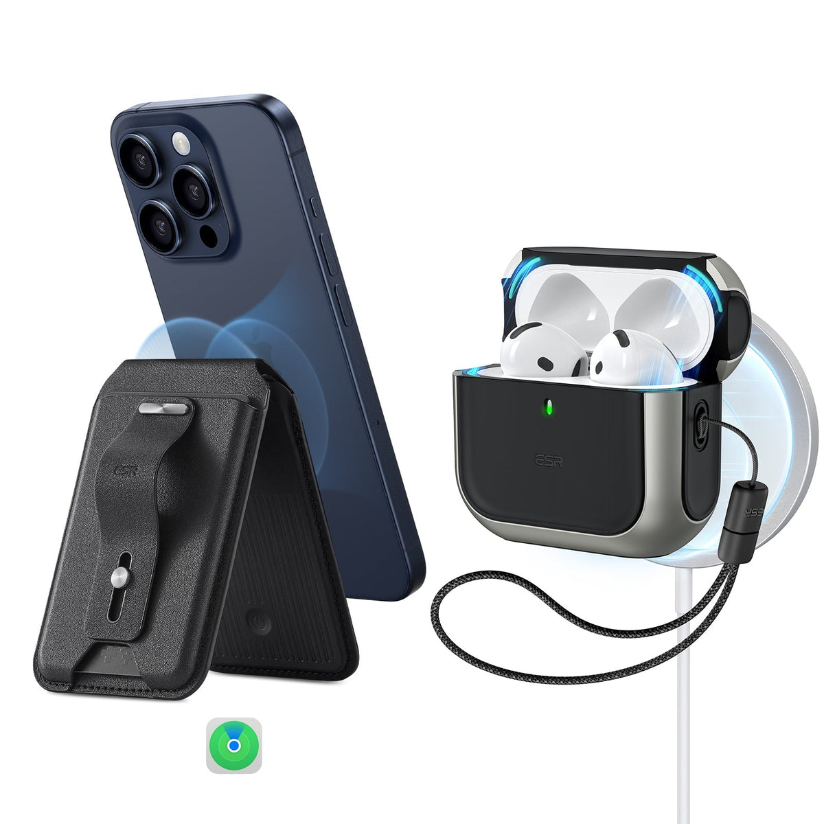 Orbit Hybrid Everyday Carry Bundle AirPods 4 Titanium
